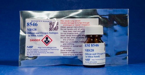 RM 8546 NBS28硅砂中的硅和氧同位素標準品