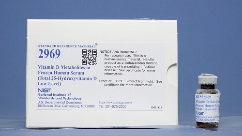 SRM 2969 - 人血清中維生素D代謝物（總量25-羥基維生素D低水平）