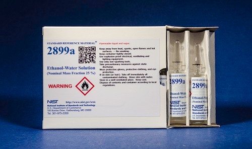 SRM 2899a - 乙醇-水溶液(公稱(chēng)質(zhì)量分?jǐn)?shù)25%)