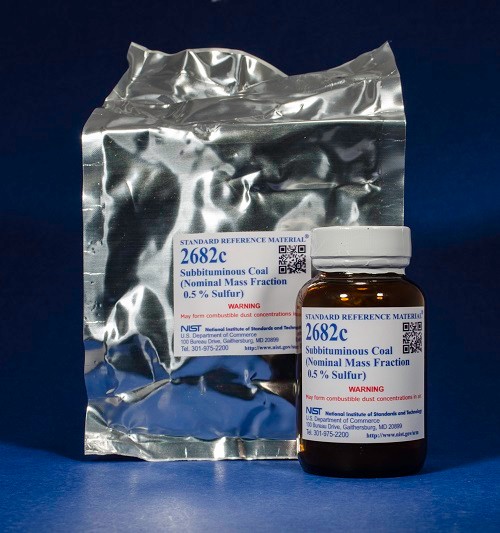 SRM 2682c - 亞煙煤(標稱質量分數0.5%硫)